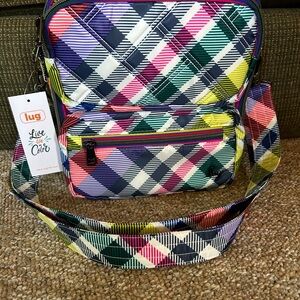 Lug Wrangler Crossbody Bag Playful Plaid
